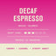 Decaf Espresso