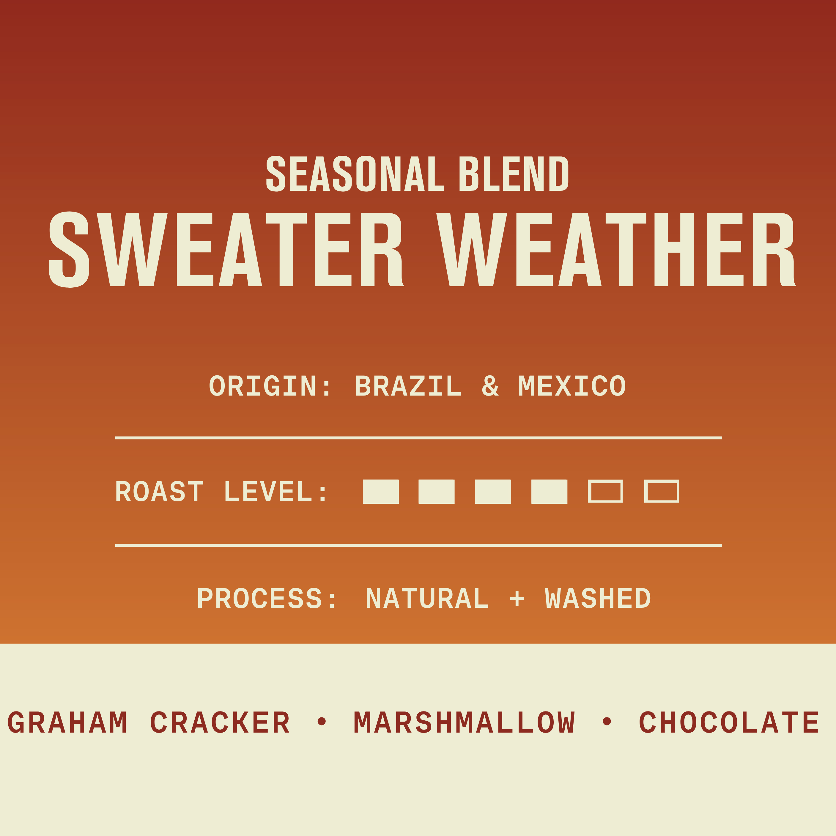 Sweater Weather - Seasonal Blend
